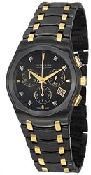 Wittnauer Montserrat Men's Chronograph Watch 7 Diamonds 12D101