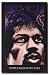 Jimi Hendrix (Purple Haze In My Eyes) Gold Wood-Mounted Music Poster Print - 24" X 36"