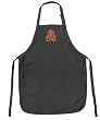 ASU Logo Apron NCAA College Logo Black Arizona State University TOP RATED for Grilling, Barbecue, Kitchen and Cooking Best Unique Gifts for a Man, Men, HIM HER Women, Ladies. GIFT IDEA!