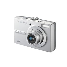 Samsung L210  Digital Camera - Silver (10.0MP, 3x Optical Zoom) 2.5" LCD