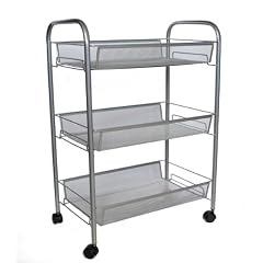 Zeller 17720 Etagen-Rollwagen Mesh 43.5 x 26 x 62.5 cm
