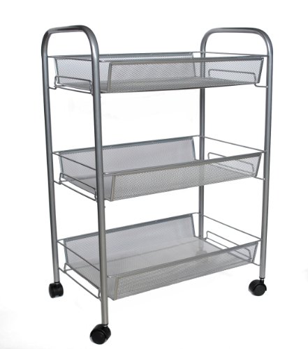 Zeller 17720 EtagenRollwagen Mesh 43.5 x 26 x 62.5 cm Picture