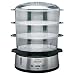 Deni 7600 3-Tier 9-1/2-Quart Stainless-Steel Digital Food Steamer
