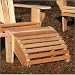 Kitchen: Small picture for Oversize Adirondack Ottoman