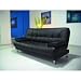 One New Contemporary Caresoft Futon Sofa Bed #3510, Black Reviews