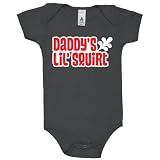 Daddy's Li'l Squirt Baby One-Piece, Asphalt, 3-6 Months