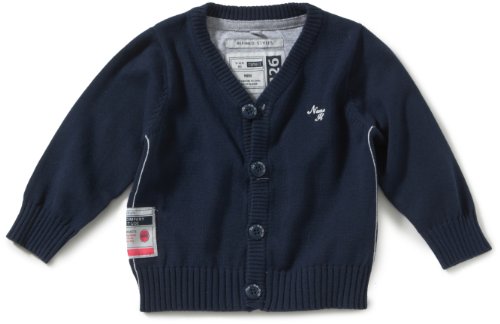 NAME IT Baby - Jungen Pulli HAI MINI KNIT CARDIGAN 312, Gr. 86, Blau (NAVY) Preisvergleich