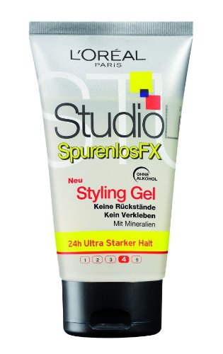 Loreal Studio L. SpurenlosFX Styling Gel 24h Ultra St Halt, 150ml