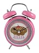 Cupcake Delight Alarm Clock Pink