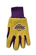 Los Angeles Lakers Two-Tone Gloves