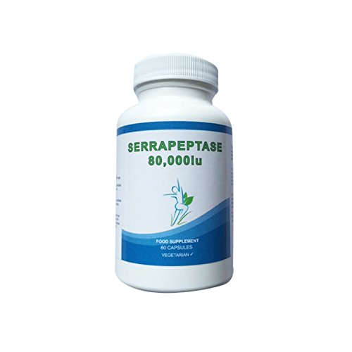 Serrapeptase 80,000iu Capsules Enteric High Strength Slender Product