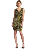 Kenneth Cole Women's Petite Feather Print Dress