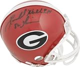 Herschel Walker Georgia Bulldogs Autographed Mini Helmet w/ Inscription "82 Heisman"