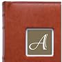 Leather Photo Album - Holds 200 4x6 Pictures, Brown.
