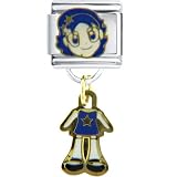 Anime Star Girl Italian Charms Bracelet Link