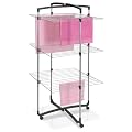 Metaltex 405773039 Faro plus Turmw�schetrockner 3-Etagen, silber / schwarz