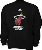 Miami Heat Youth adidas True Logo Fleece Crewneck Sweatshirt - Medium (10-12)
