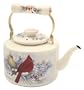 Lenox Winter Greetings Scenic Enamel Tea Kettle