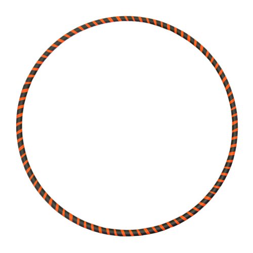 Childrens Toyshop  Toys : Firetoys UV Dance Hula Hoop - Black/ Orange - Medium