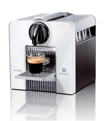 Nespresso C180W Le Cube Automatic Espresso Machine, Arctic White