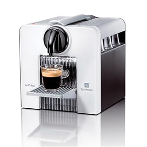 Nespresso C180W Le Cube Automatic Espresso Machine, Arctic White