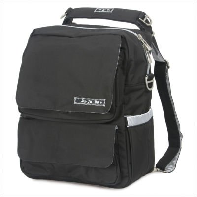 Ju Ju Be 05BP01D-BS PackaBe Diaper Bag Backpack in Black / Silver