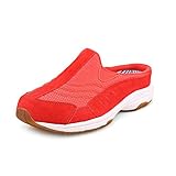 Easy Spirit Traveltime Womens Walking Suede Mules Shoes