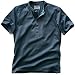 Organic soft grey grandad-style t-shirt with short sleeves blue s