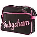 Babycham Cherry Diamante Flight Bag - Unknown - Black & Pink - Fabric