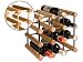 Kitchen & Housewares : J.K. Adams MWR-B12-OK 12-Bottle Wine Rack, Oak
