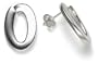Sterling Silver Open-Center Button Earrings