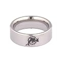 NFL Titanium Logo Ring - Dolphins