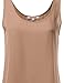 Awesome21 Women's Solid Basic Lightweight Sleeveless Flowy Tank Top