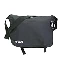 Three Laptop Messenger Bag - Black