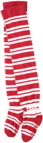 ROCK-A-THIGH  Little Kids' Stripes Thigh Cuff Socks, Multi, 4-6 Years