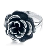 FOJO's Sterling Silver Antique Rose Ring