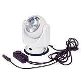Remote Control 500,000 Candlepower Spotlight with Suction mount - White