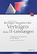 Richtiges Vorgehen bei Vertr�gen �ber IT-Leistungen