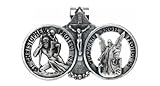 Cathedral Art KVC104 Auto Visor Clip, St. Christopher/Guardian Angel, 2-3/8-Inch