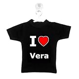 Zoom Produkt-Bild: I love Vera - Mini T-Shirt f&uuml;r Autoscheibe, Fenster, usw.