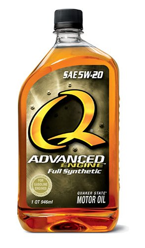 Quaker State 5062782 5W20 Q Advanced Engine Full Synthetic, Case of Six 1 Quart Bottles