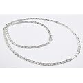 Stegpanzerkette 4mm Breite - massiv 925 Silber, L�nge w�hlbar 38-100cm