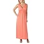 Mossimo® Black: Women's Smocked V-Neck Maxi Dress - Watermelon