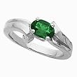 14K White Gold Chrome Tourmaline Ring