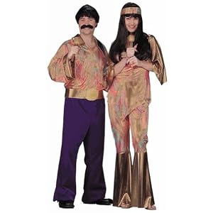 Sonny (Adult Standard) & Cher (Adult Small/Medium) Couples Costume Set