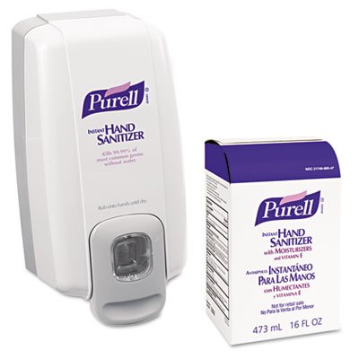 413GGy%2B51fL GO JO INDUSTRIES PURELL NXT SPACE SAVER Hand Sanitizer Dispenser and Refill