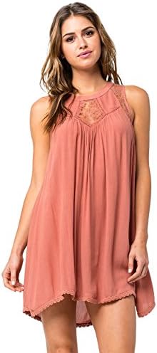 PATRONS OF PEACE Dainty Lace Dress, Dusty Pink, Large