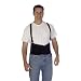 Liberty DuraWear Plain Back Support Belt with Detachable Suspenders, Medium, Black