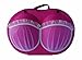 Lyceem Portable Protect Bra Underwear Lingerie Case Travel Organizer-Lace-Pink -Buxom Cup