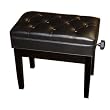 Cameron & Sons CS-12 EBHP Deluxe Adjustable Piano Bench (Polished Black) Free Shipping